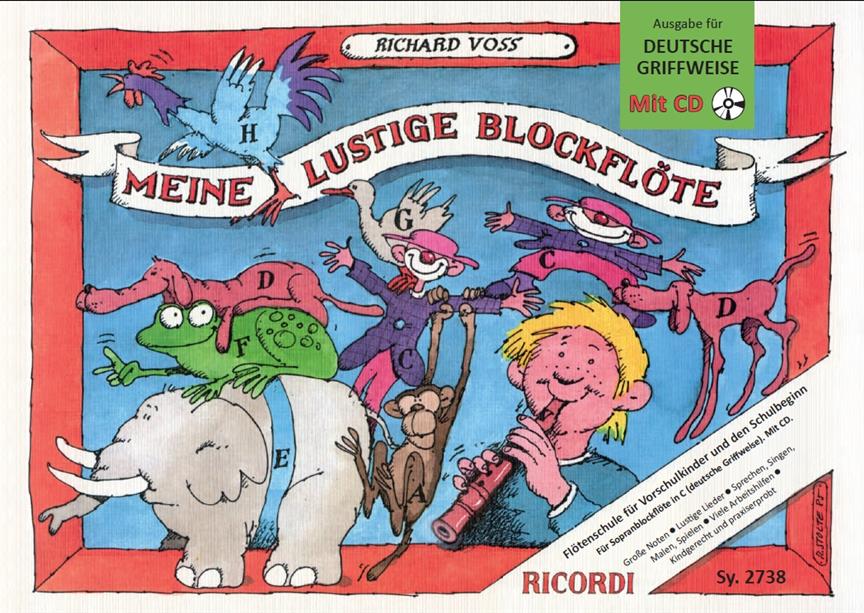Meine lustige Blockflöte Band 1 & CD (deutsche G.)